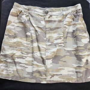 Cato mini‎ skirt camo size 16 100% cotton